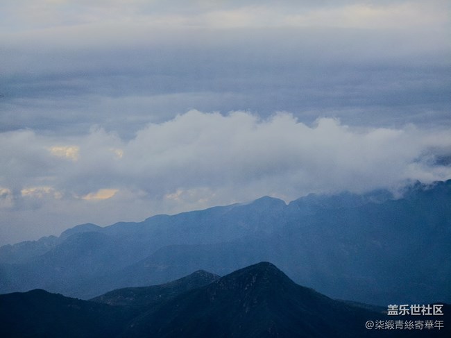 【金秋色彩】嶺上云海