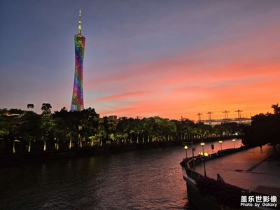 秋天最容易看到絕美的日落