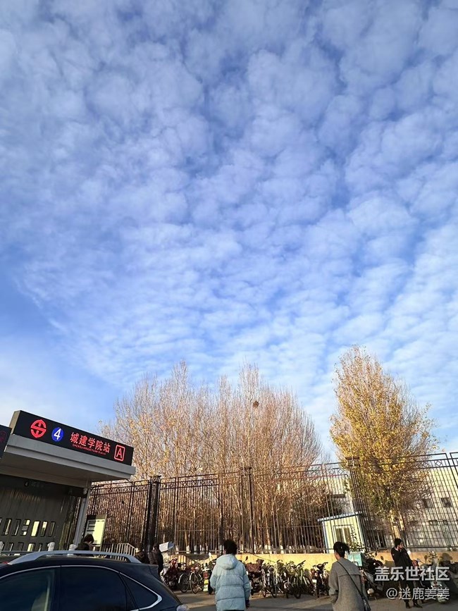 【初冬來】上班路上，路人行色匆匆