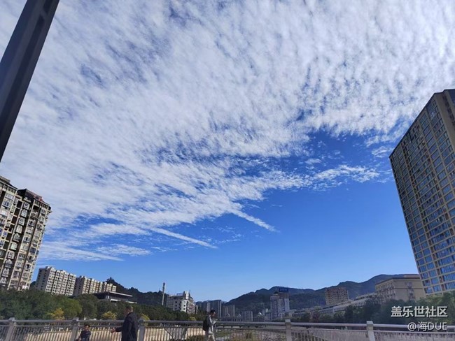 【初冬之美】藍(lán)天白云