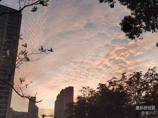 【初冬之美】藍(lán)天白云