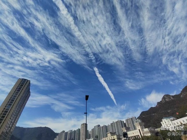 【初冬之美】藍(lán)天白云