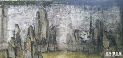 【冬日即景】雨中的公園