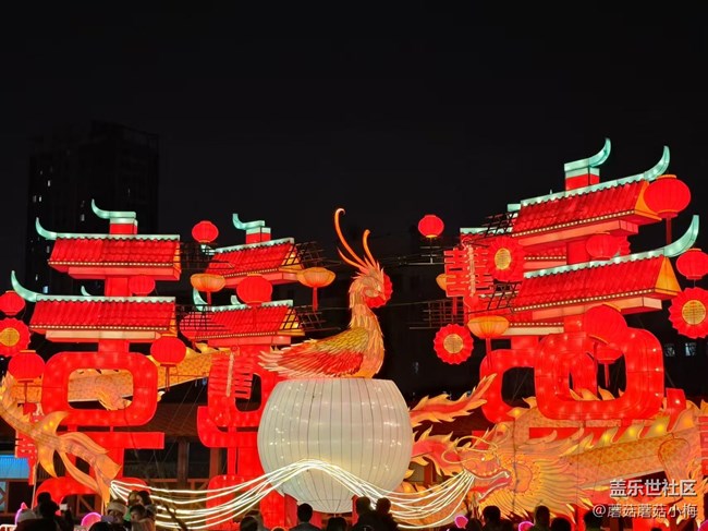 【身邊的節(jié)日氣息】過年氣息，喜慶燈會
