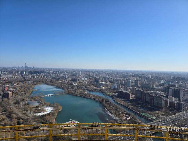 【新年到】在電視塔上俯瞰玉淵潭公園