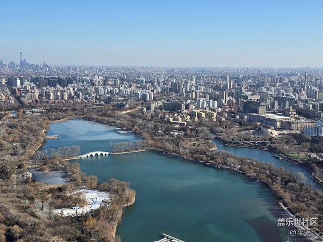 【新年到】在電視塔上俯瞰玉淵潭公園