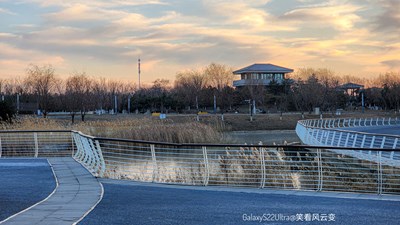 GalaxyS22Ulltra  夕照庭園