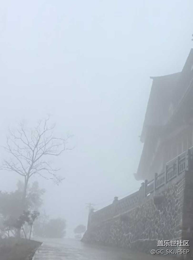 【相冊里的年味】+霧中深山，邂逅詩意