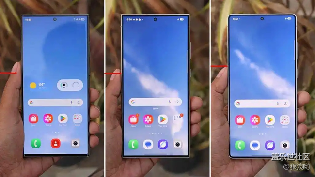 三星 3 代旗艦抗反射效果對(duì)比，Galaxy S25 Ultra 屏幕持續(xù)進(jìn)化