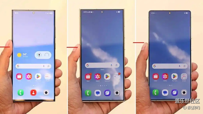 三星 3 代旗艦抗反射效果對(duì)比，Galaxy S25 Ultra 屏幕持續(xù)進(jìn)化