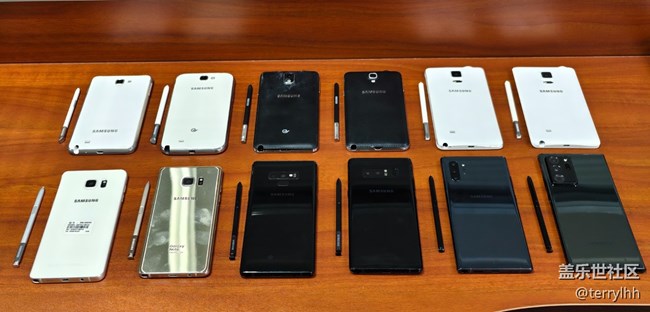 Note系列中的十二臺手機合集