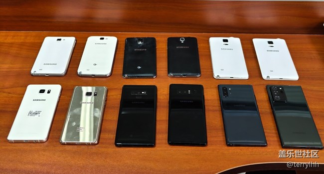 Note系列中的十二臺手機合集