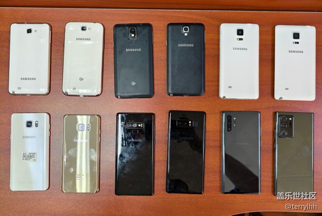 Note系列中的十二臺手機合集