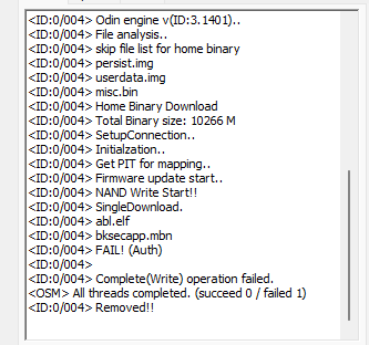 刷機出問題了 不知道怎么解決