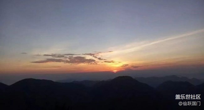 【夏日清涼】日出