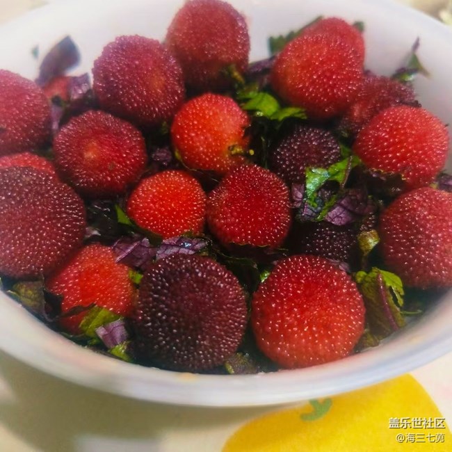 【芒種食養(yǎng)記】紫蘇拌楊梅