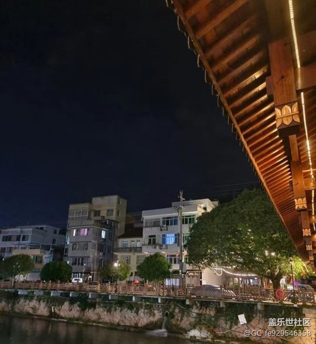 【鵬城夜景】家鄉(xiāng)廊橋