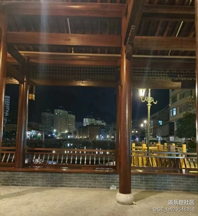 【鵬城夜景】家鄉(xiāng)廊橋