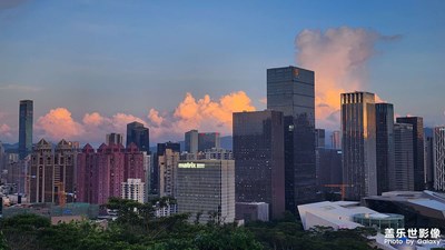 【花開半夏】+深圳洪湖公園看荷花蓮花山看晚霞
