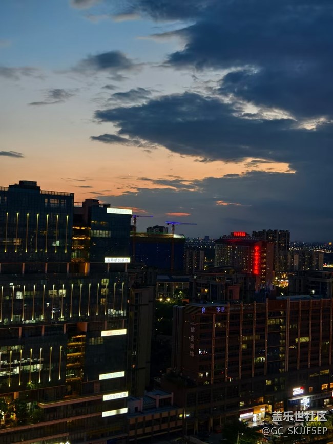 【消失的日落】城市暮色與月夜