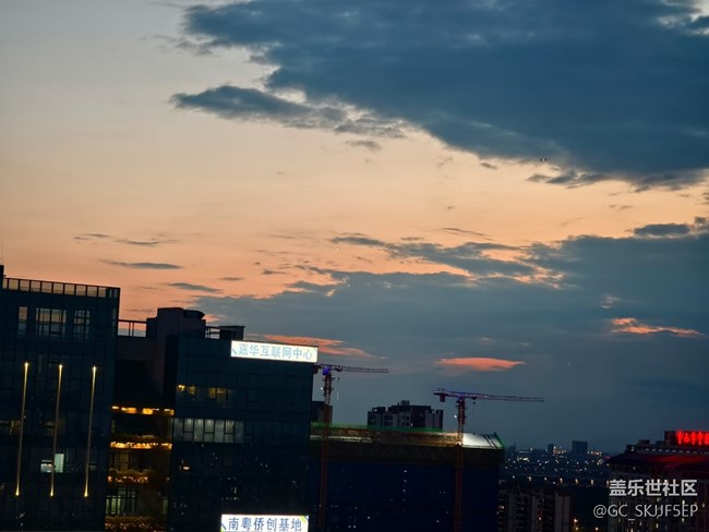 【消失的日落】城市暮色與月夜