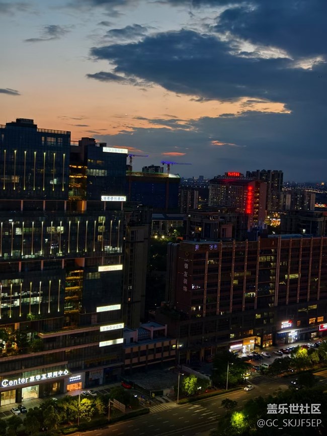 【消失的日落】城市暮色與月夜