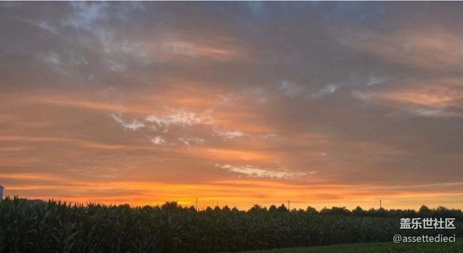 【雨過天晴】火紅的天空