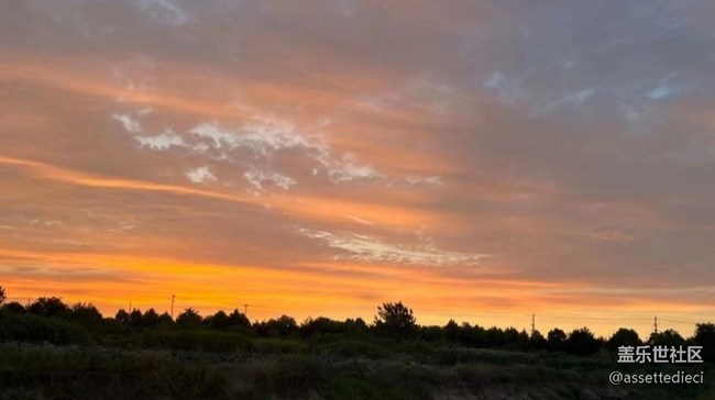 【雨過天晴】火紅的天空