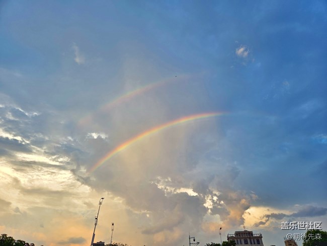 【雨過天晴】雨后彩虹