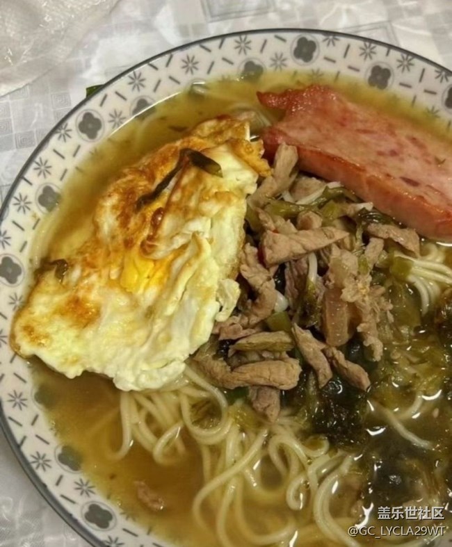 【巧膳七夕】雪菜肉絲面