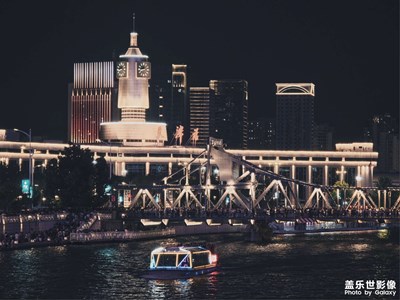 天津海河夜景隨拍