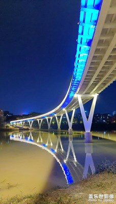 【美麗夜景】五彩橋