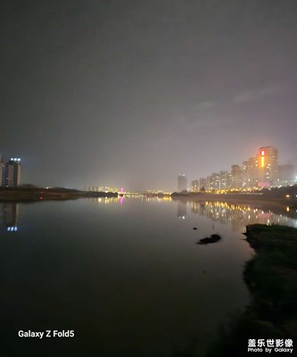 【三星手机的夜景】河源市东江画廊