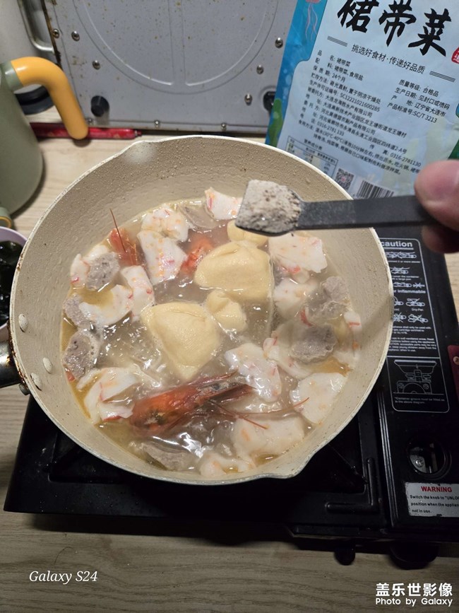 今日教程：海鮮豆腐湯