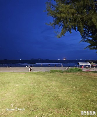 【隨拍分享】萬科雙月灣-南門海域夜景1