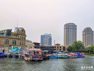 【七月風(fēng)光】+亮馬橋國際風(fēng)情水岸游船