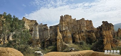 詩情畫意的名字，氣勢恢宏的土林景觀