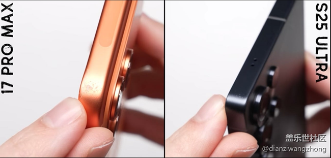 三星 Galaxy S25 Ultra 在驚險跌落測試中擊敗 iPhone 17 Pro Max