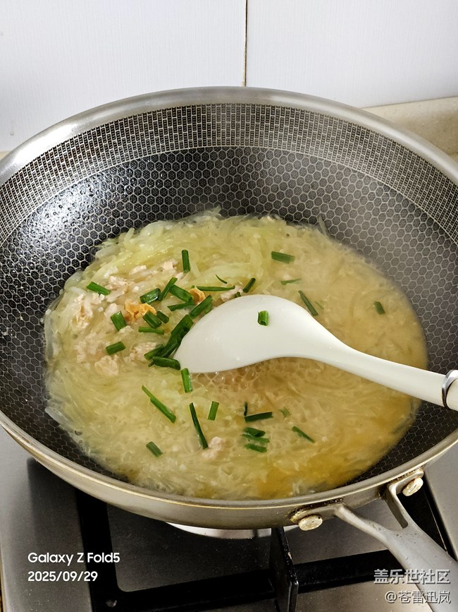 【家鄉(xiāng)美食代表】蟹黃夜開花羹