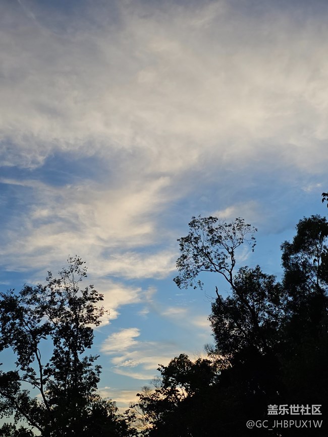 【我與蓋樂世社區(qū)】入秋天空
