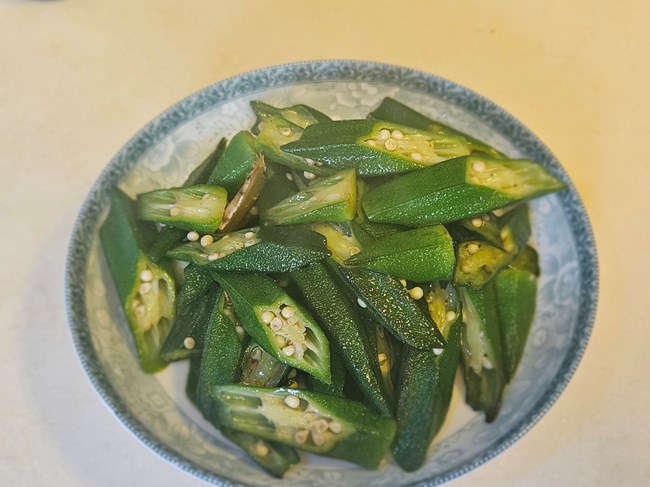 【暖食撫秋涼】素炒秋葵