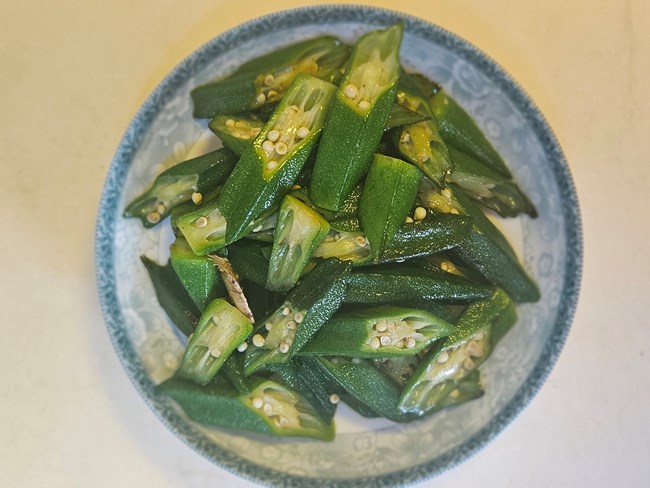 【暖食撫秋涼】素炒秋葵