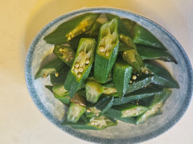 【暖食撫秋涼】素炒秋葵