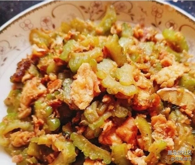 【霜華食記】苦瓜炒蛋