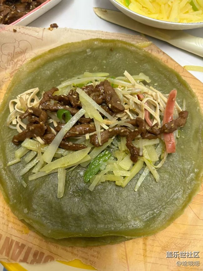 【霜華食記】卷餅