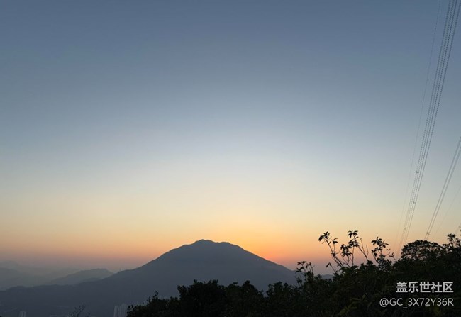 【世間的美好】登山觀落日
