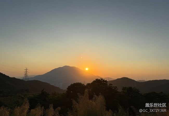 【世間的美好】登山觀落日