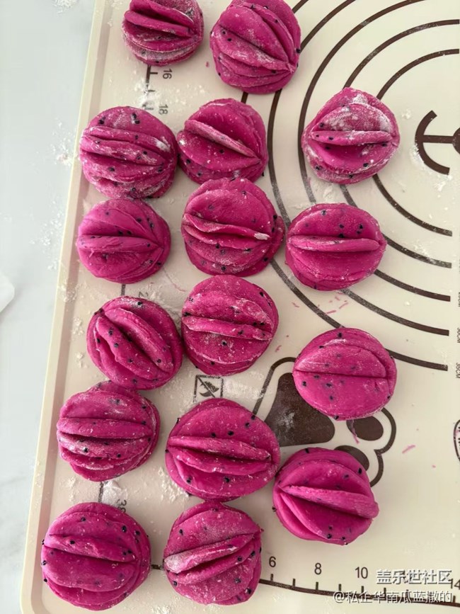 【小雪驅寒食譜】火龍果饅頭