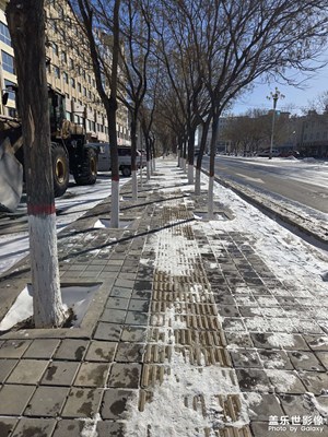 雪后的街道