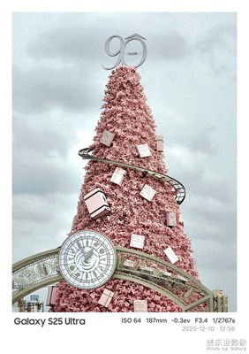 Galaxy S25 Ultra 粉色圣誕